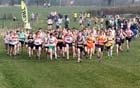 Red start North East Harrier League, Prudhoe, Northumberland.